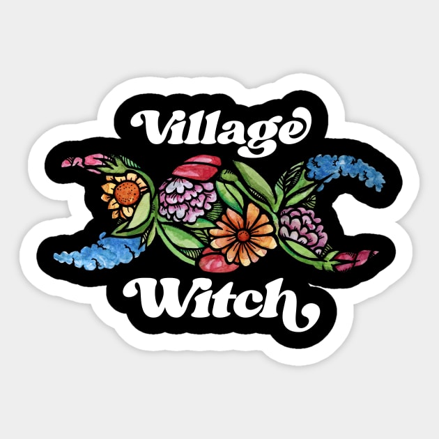 Village Witch Sticker by bubbsnugg